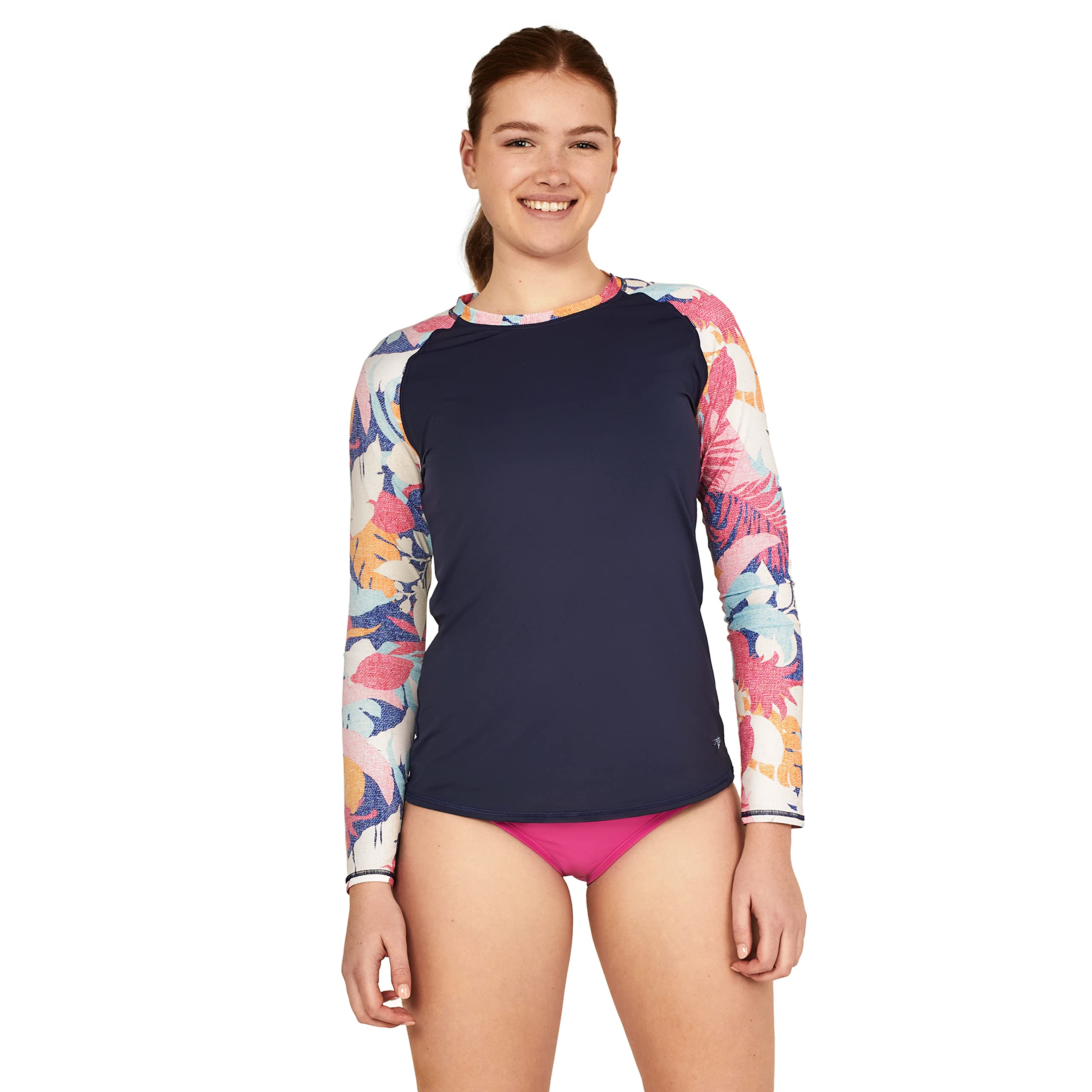Speedo Camiseta de Baño de Manga Larga con Protección UV Camiseta Rash Guard Mujer (Pack de 1)