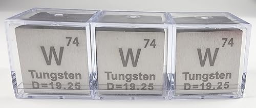 Miniatura 25 de Cubo de metal cobalto de 0.39 pulgadas (0.394 in) hasta un 99.9% puro elemento de tabla periódica de densidad grabada, colección de bloques