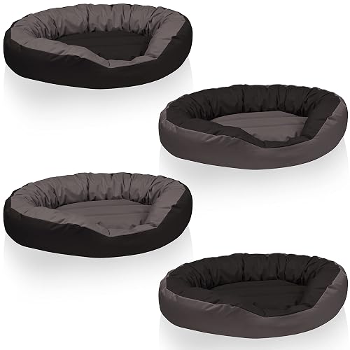 BedDog® 4en1 Sunny Antracita/Gris XXXL Aprox. 150x120cm colchón para Perro, 13 Colores, Cama, sofá