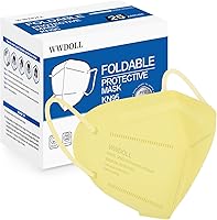Vista 7 de WWDOLL KN95 Face Mask 25 Pack, 5-Layers Breathable KN95 Masks