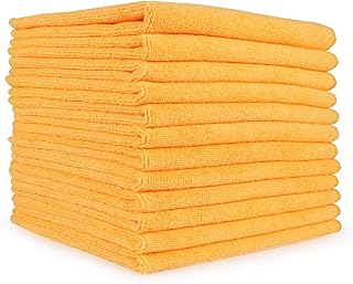 Sponsored Ad - Arkwright Microfiber Cleaning Cloths (16x16, 12-Pack) - Perfect Microfiber Towel Set for Home, Kitchen, Gy...