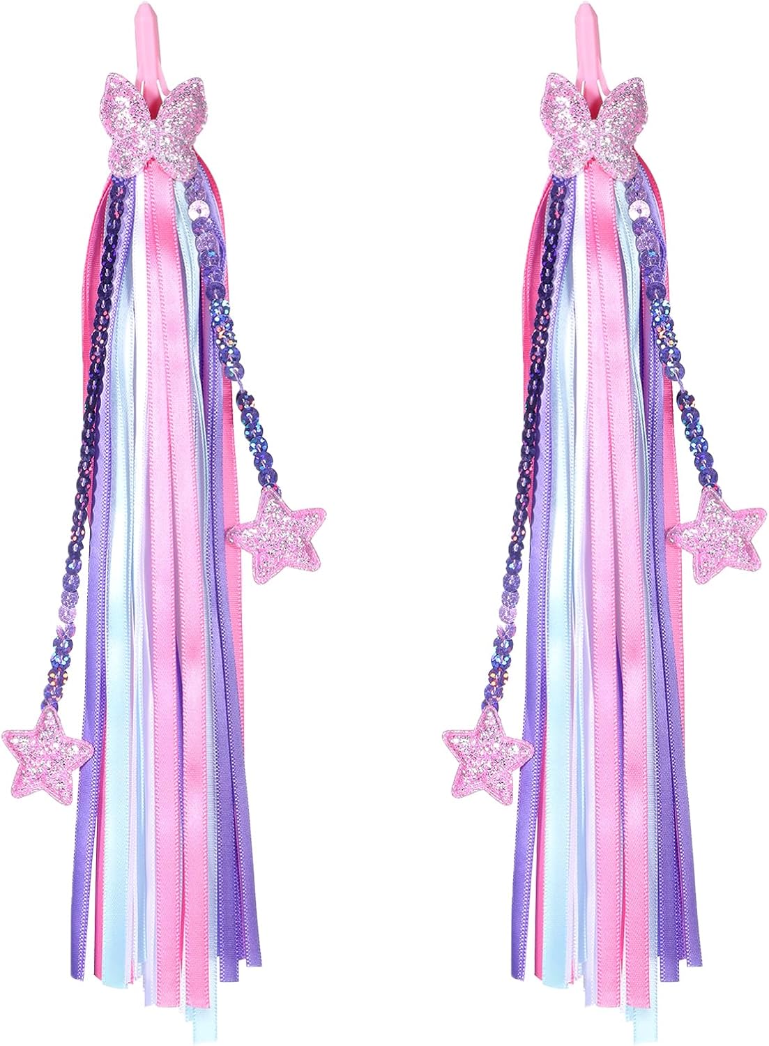 1 Pair Kids Bicycle Handlebar Streamers, Bicycle Tassel for Girls, Bike Streamers for Girl