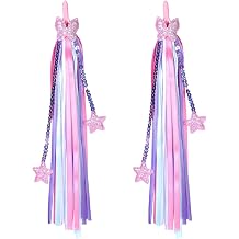 1 Pair Kids Bicycle Handlebar Streamers, Bicycle Tassel for Girls, Bike Streamers for Girl