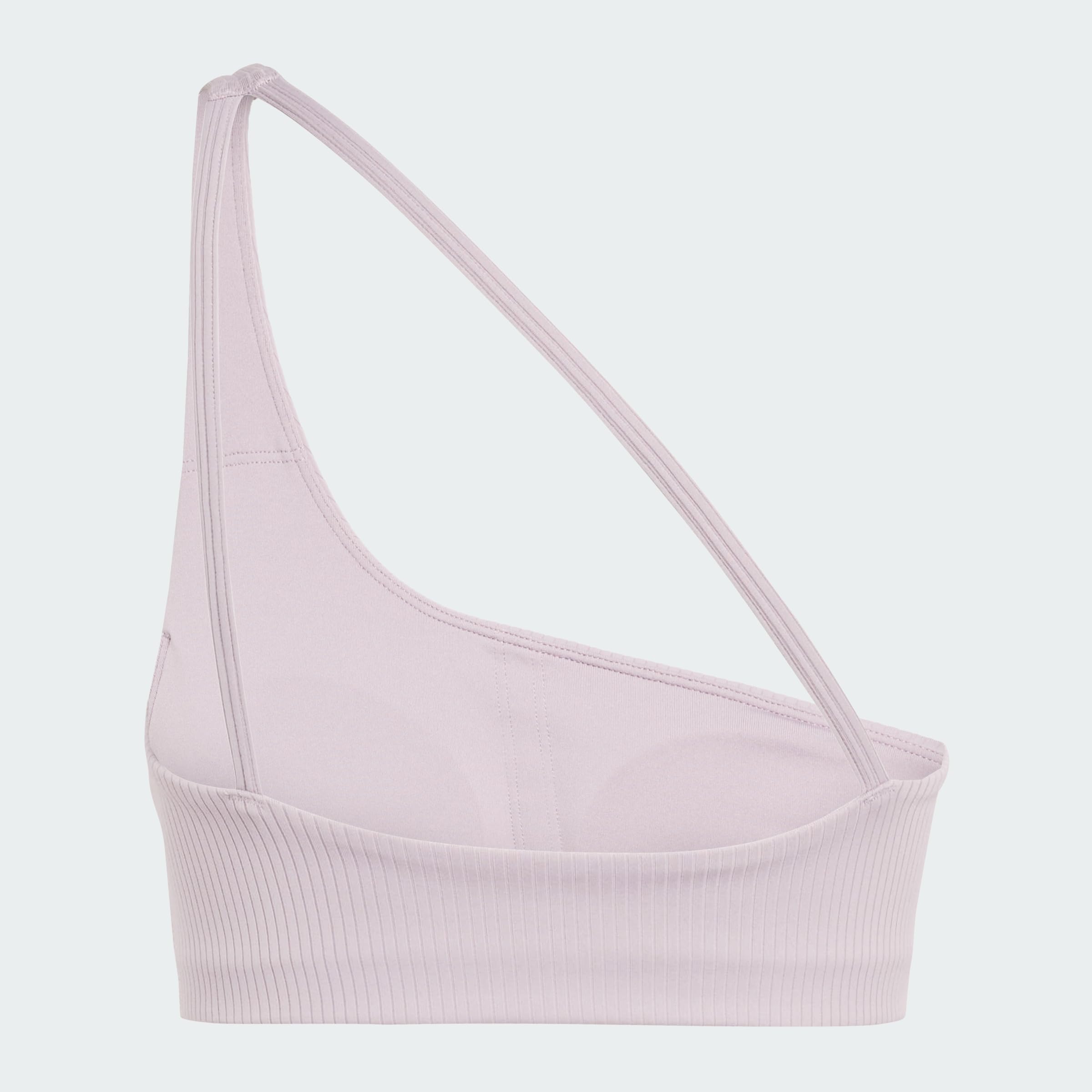 adidas Women's Optime Workout Rib One-Shoulder-BH mit leichtem Halt