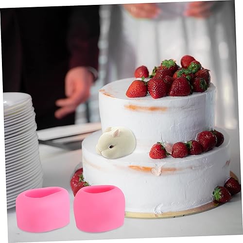 Miniatura 7 de FELTECHELECTR 3 Pcs Silicone Mold Cookie Molds Easter Party Favors Kitchen Baking Mold Cake Mould Cake Stencil Molde De Para Resina Rabbit Mold