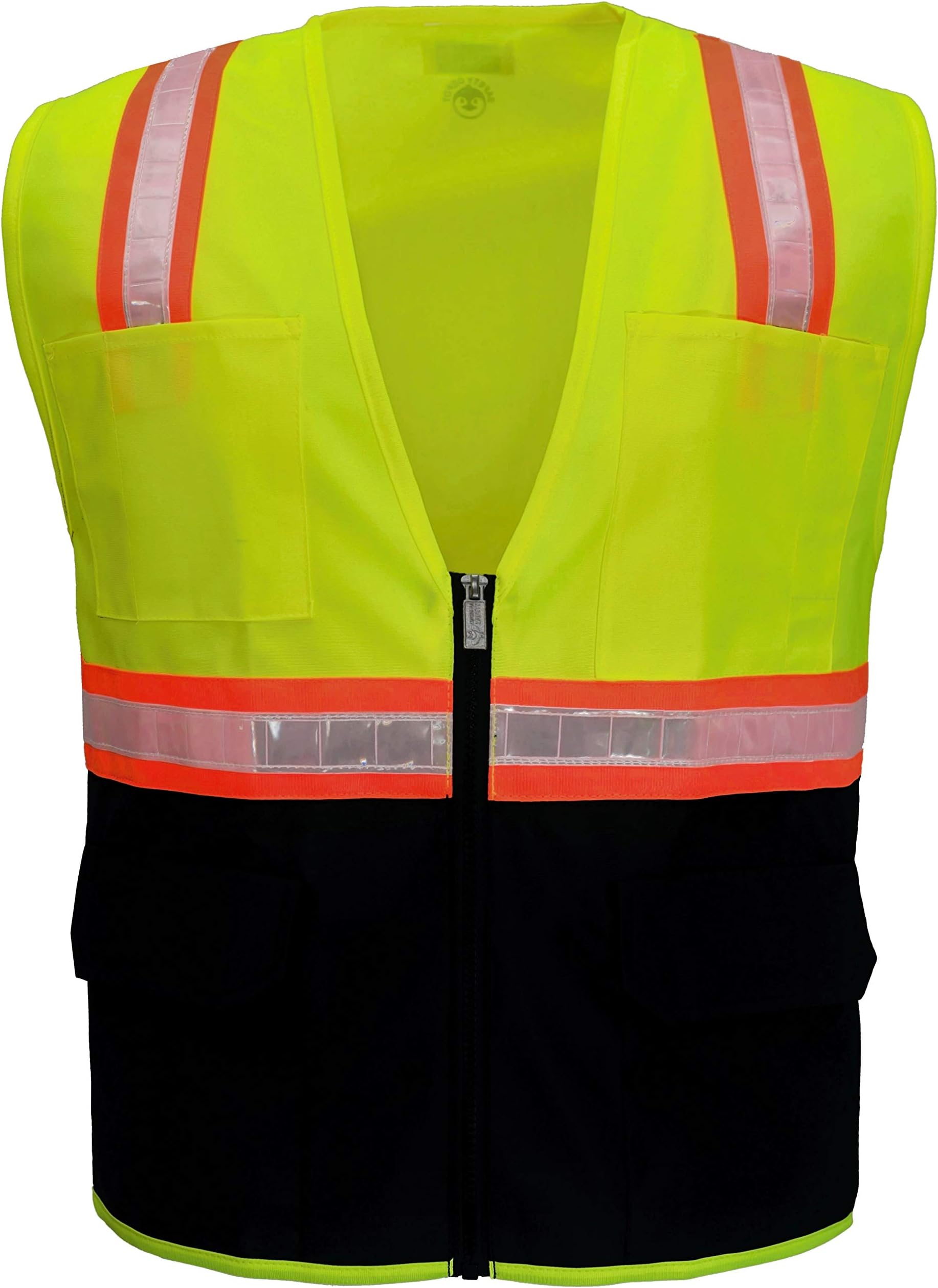SAFETY DEPOT BK8048A YELLOW VEST WITH BLACK BOTTOM