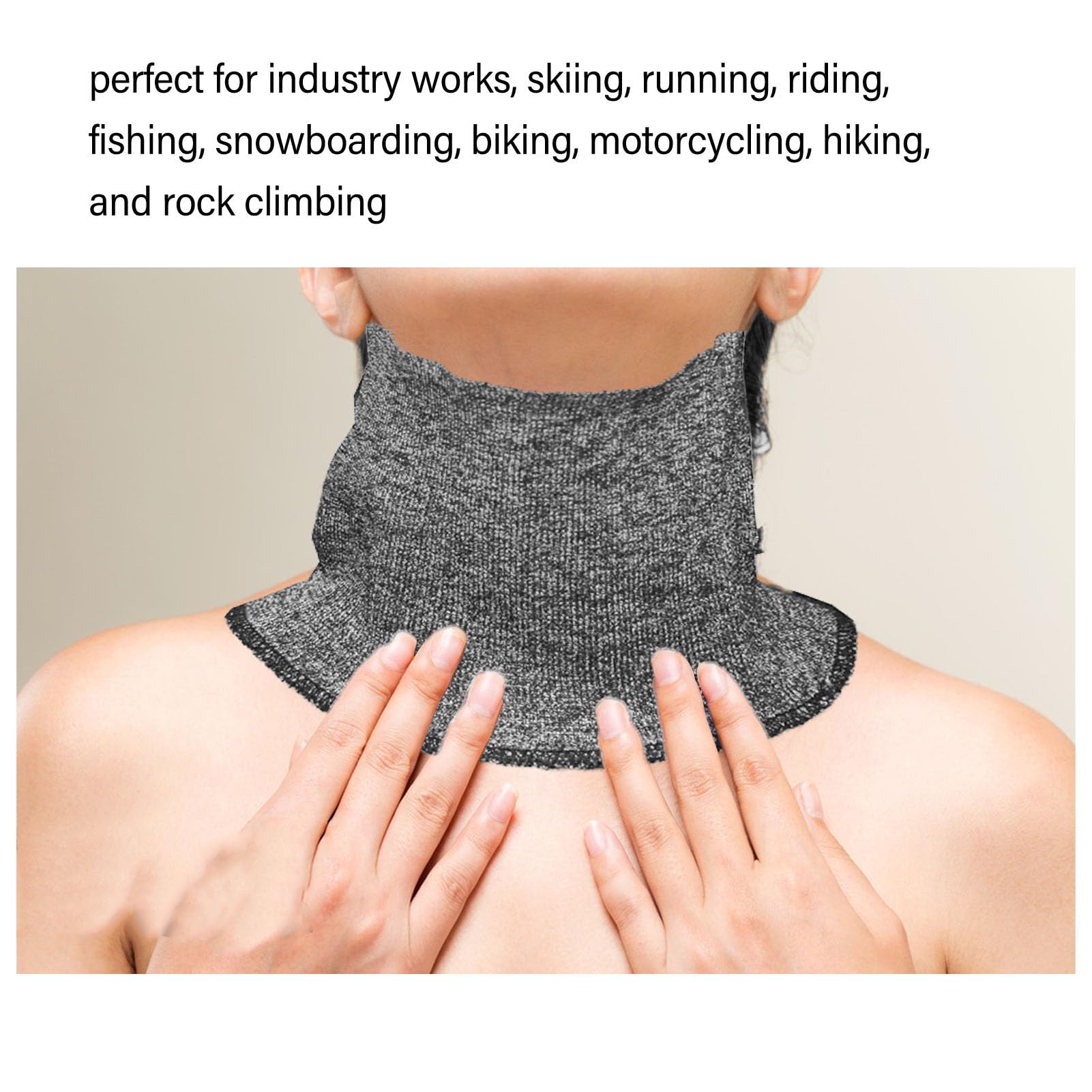 QANYEGN Neck Protection, Welding Neck Cover, Ergonomic Breathable Light Welding Neck Protector Suitbale for Camping Cycling Sports