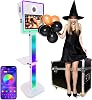 Portable Camera Mirror Photo Booth for with 15.6 Inch Touch Screen Selfie Photobooth Machine DSLR Booth with Flight Case for Wedding Party Event White Machine, 15.6 Inch Photo Booth Machine