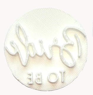 BRIDE TO BE WORDS FUN FONT BRIDAL SHOWER BACHELORETTE PARTY COOKIE STAMP EMBOSSER MADE IN USA PR4003