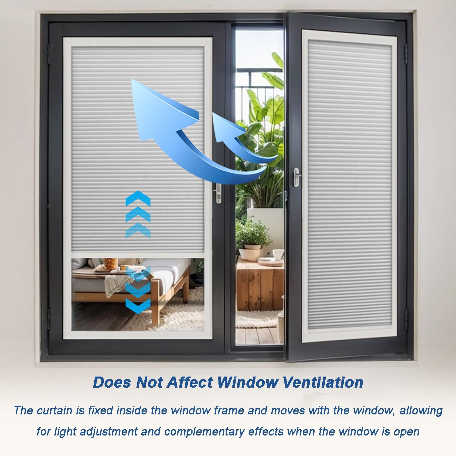 Wabenplissees Mit Aluminiumrahmen, Wabenrollos Für Fenster | Verdunkelungsrollos Für Zuhause Büro Schlafzimmer Dachfenster Deckenfenster, UV-Schutz Wärmeisolierend