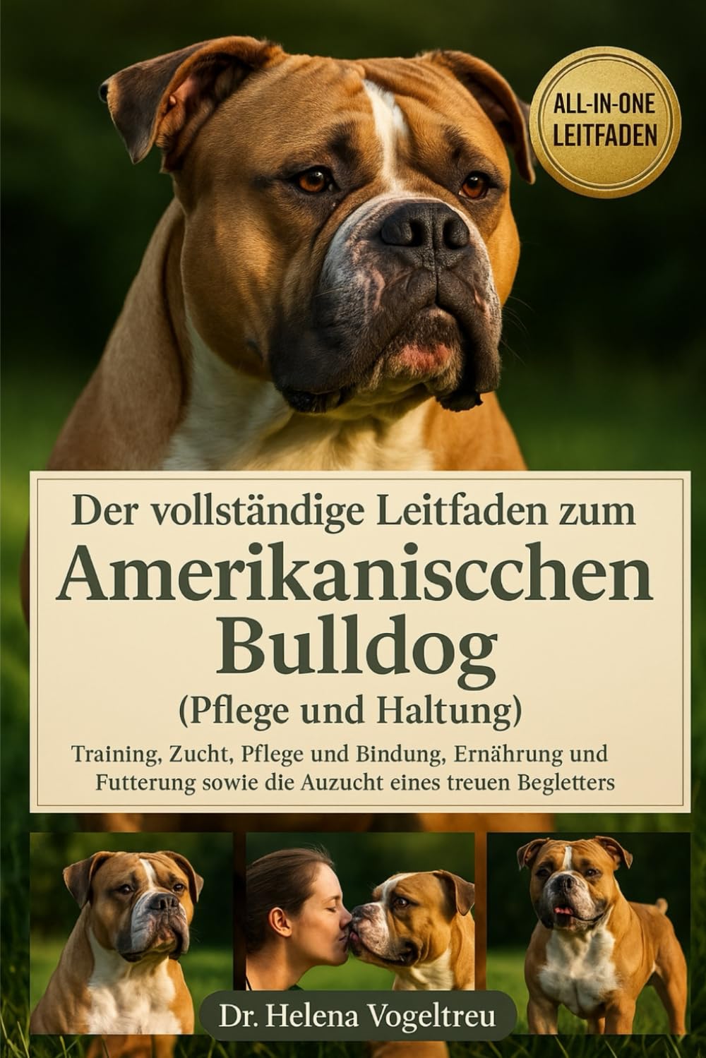 Der vollständige Leitfaden zum Amerikanischen Bulldog (Pflege und Haltung): Training, Zucht, Pflege und Bindung , Ernährung und Fütterung sowie die Aufzucht eines treuen Begleiters