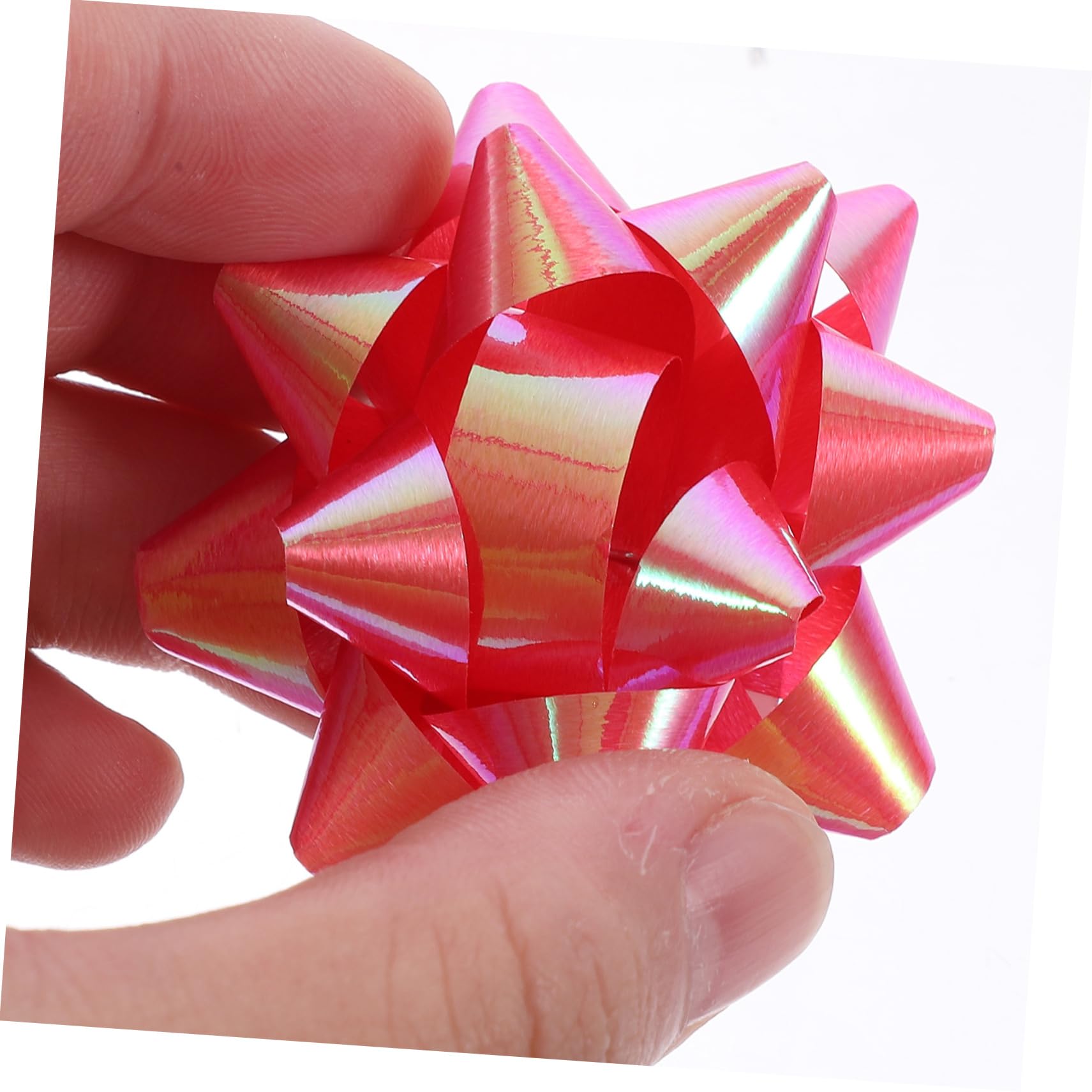 Didiseaon Fiocchi Natale Regali 350 Pezzi Archi di Tiro del Cesto Confezione di Natale Fiocco da Natalizio Fiocchi da Tirare per Le Vacanze Fiocchi Nastro Albero Decorativo Bambino Metallo