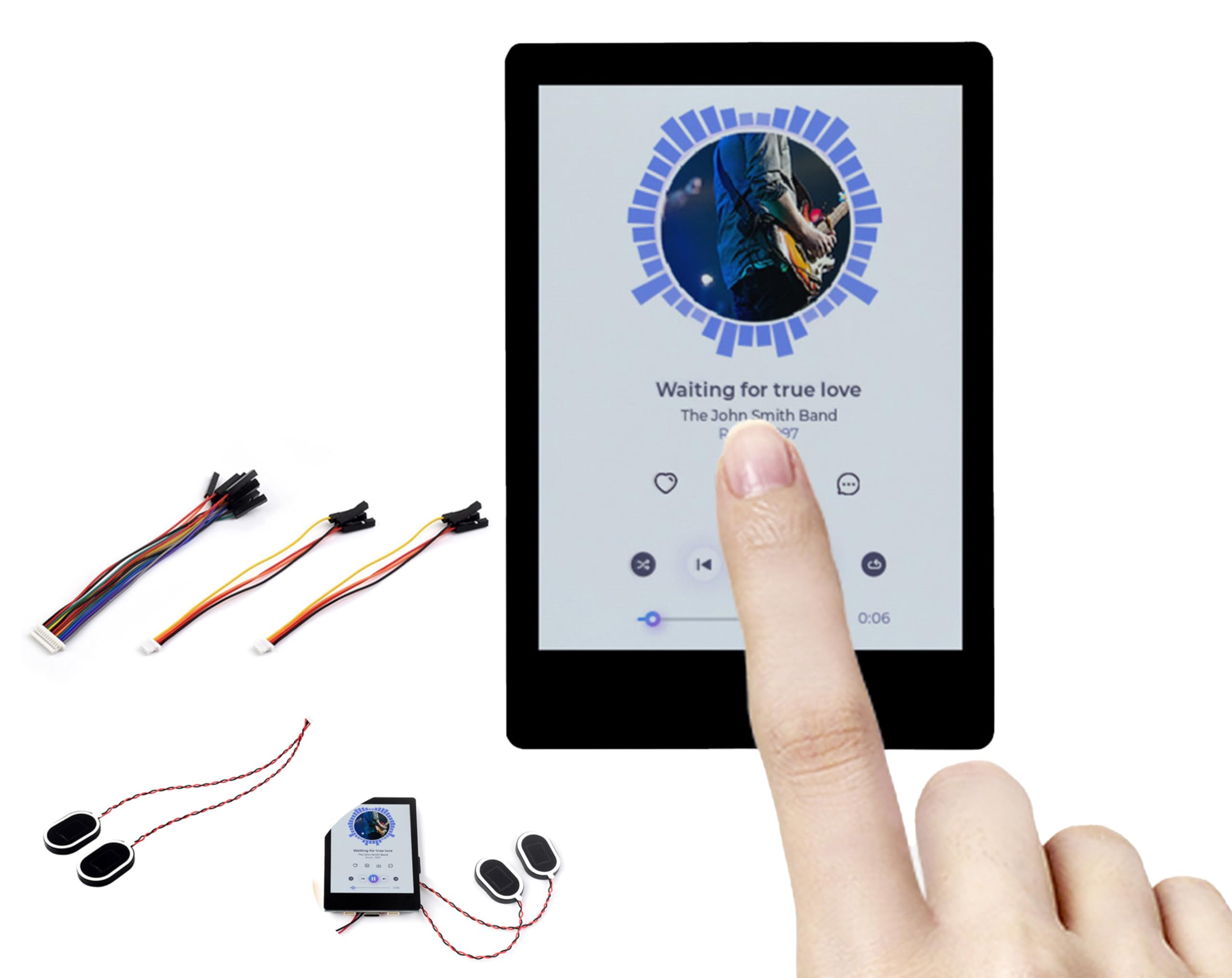 ESP32-S3 Development Board with 2.8inch Capacitive Touch Screen 240×320, 5-Point Touch IPS Display, 32-bit LX7 Dual-Core Processor, with GPIO, UART, I2C for Better Expansion, with 2030 Speaker