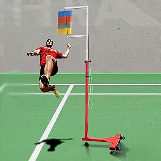 MINTOO Youth Vertical Jump Trainer for Improves Leg Strength, Professional Stadium Vertical Jump Trainer, Floor Standing High Jump Training Equipment Vertical Test Jump Measurement Tester Colorful