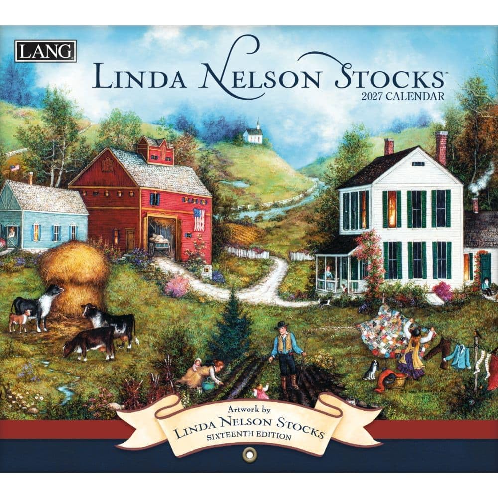 Linda Nelson Stocks 2027 Wall Calendar