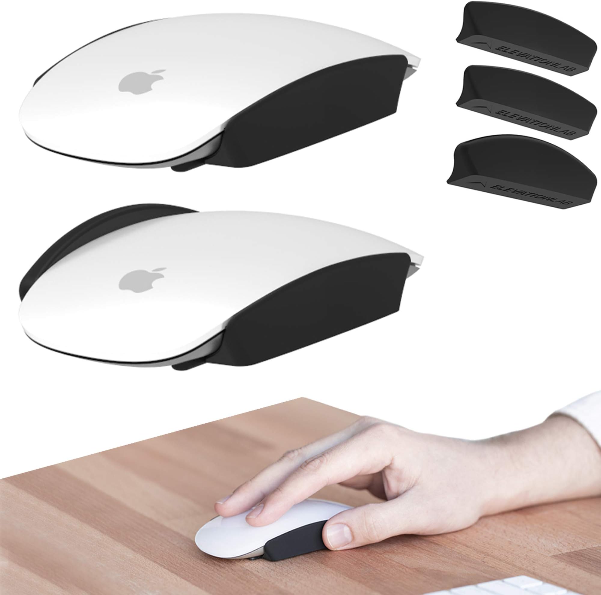 Elevation Lab Magic Grips for Apple Magic Mouse 1 & 2 - [Improves Comfort, widens Grip, Gives You More Control]