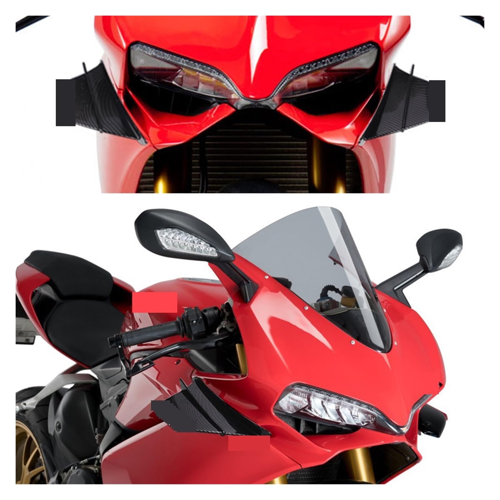 バイクウィングレット空力ウィングキットスポイラーカワサキニンジャ