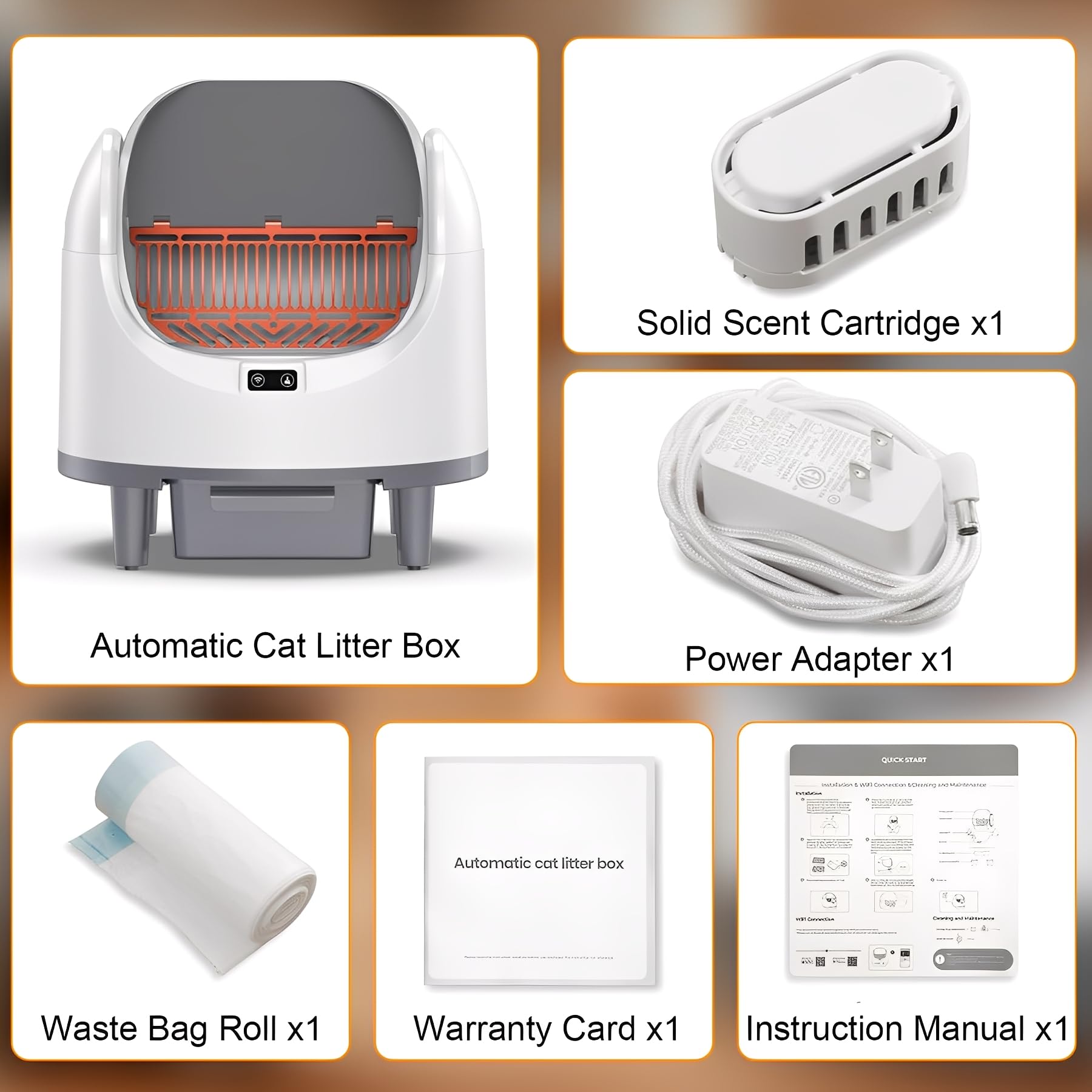 Arenero Gatos Autolimpiable, Caixa de Areia para Gatos, Arenero Automatico | Control por App, Silencioso y Seguro, Caja de Arena Automática con Protección Integrada, Ideal para Múltiples Gatos