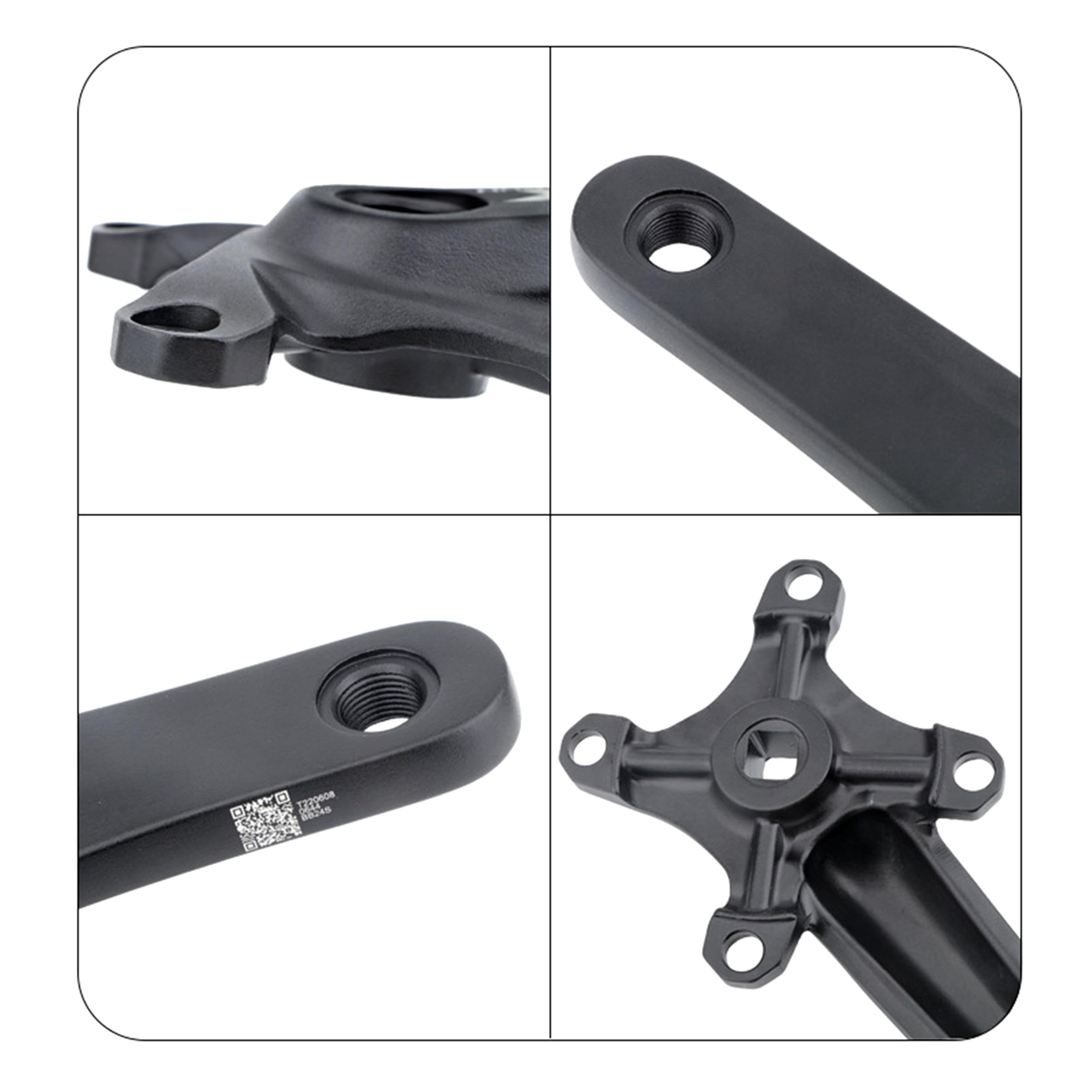 BestParts Guarnitura per bici MTB, 170 mm, 32T, 34T, 36T, 38T, foro