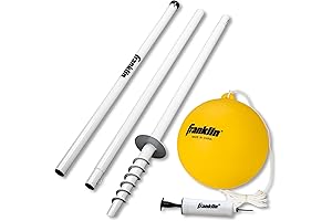 Franklin Sports Tetherball- Tetherball Ball, Rope and Pole Set - Your Perfect Backyard Companion