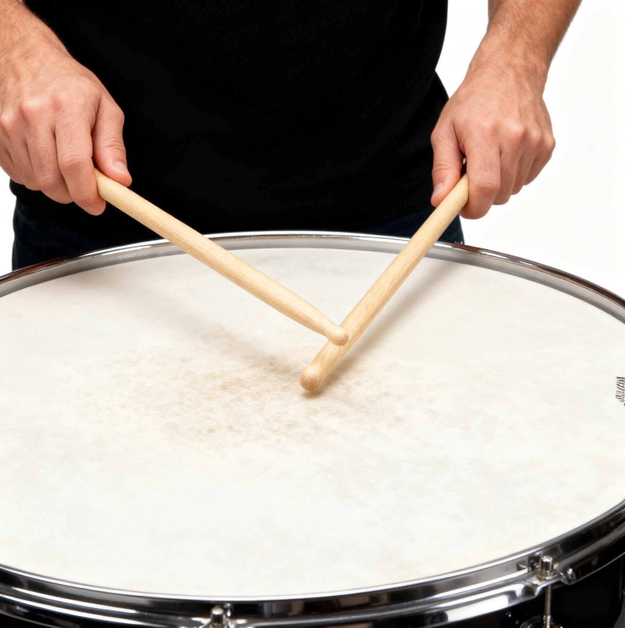 MUKLEI 48 Stück 24 Paar 5A Drumsticks, Holzspitze Drum Sticks Ahorn Holz Drum Sticks Drum Set, Percussion Zubehör für Schlagzeuger oder Anfänger