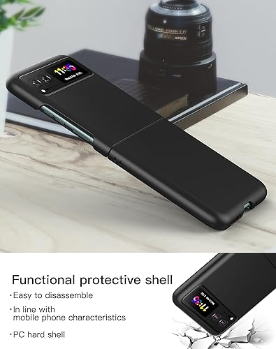 Miniatura 3 de Foluu Funda para Motorola Razr 2023 no es compatible con Razr Plus 2023, funda delgada para Moto Razr 2023, ultra delgada, de policarbonato mate con