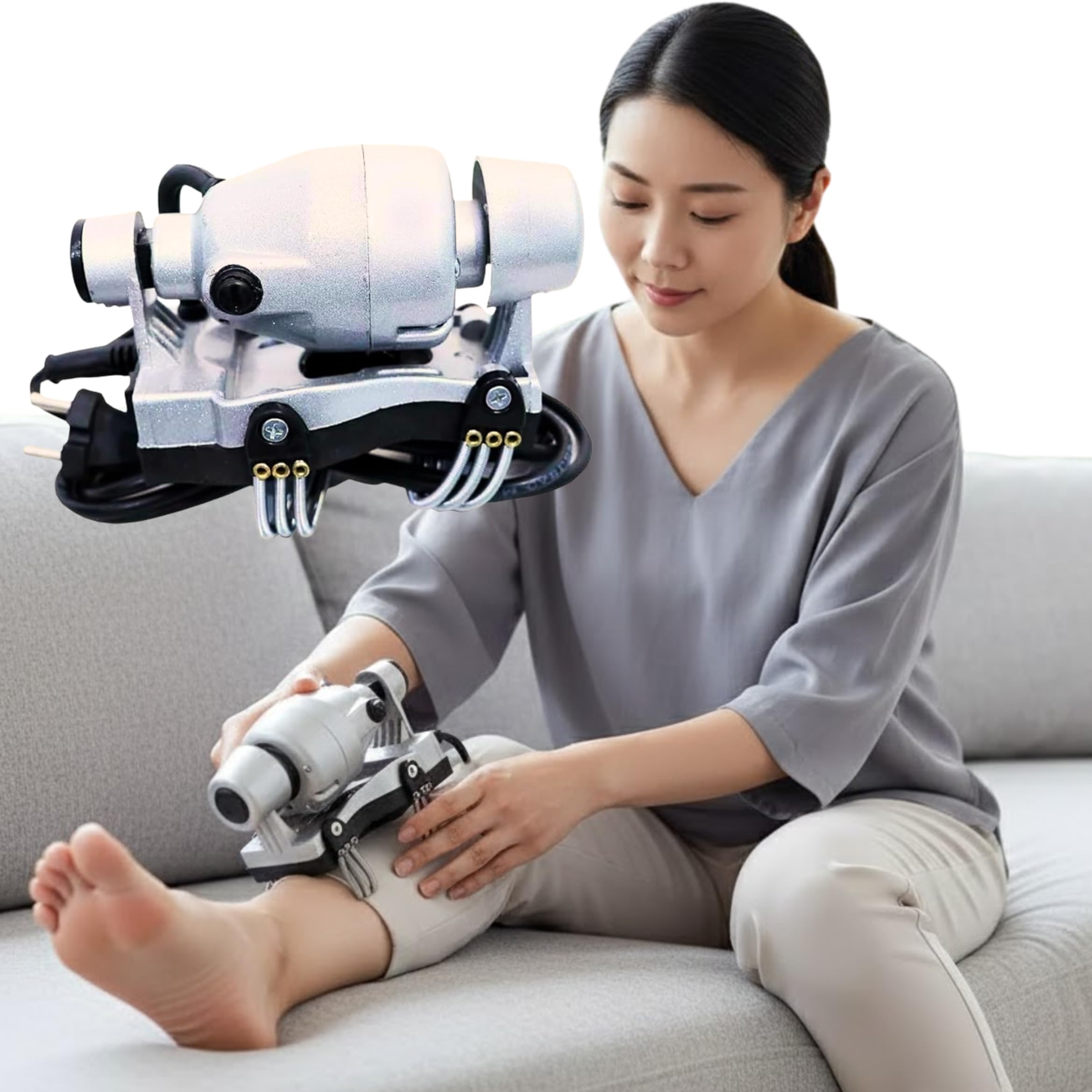 Double Speed Floating Action Massager with Adjustable Speed | Full Hand Electric Massager for Head Neck Back Body | Deep Tissue Pain Relief & Muscle Relaxation