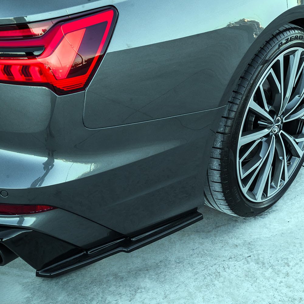 Hinten Splitter kompatibel mit Audi S6 C8 Limousine–Avant 2019+