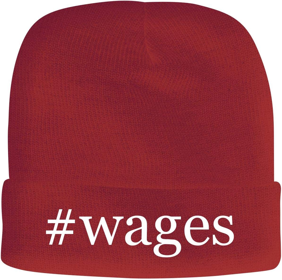 BH Cool Designs #Wages - Men's Hashtag Soft & Comfortable Beanie Hat Cap