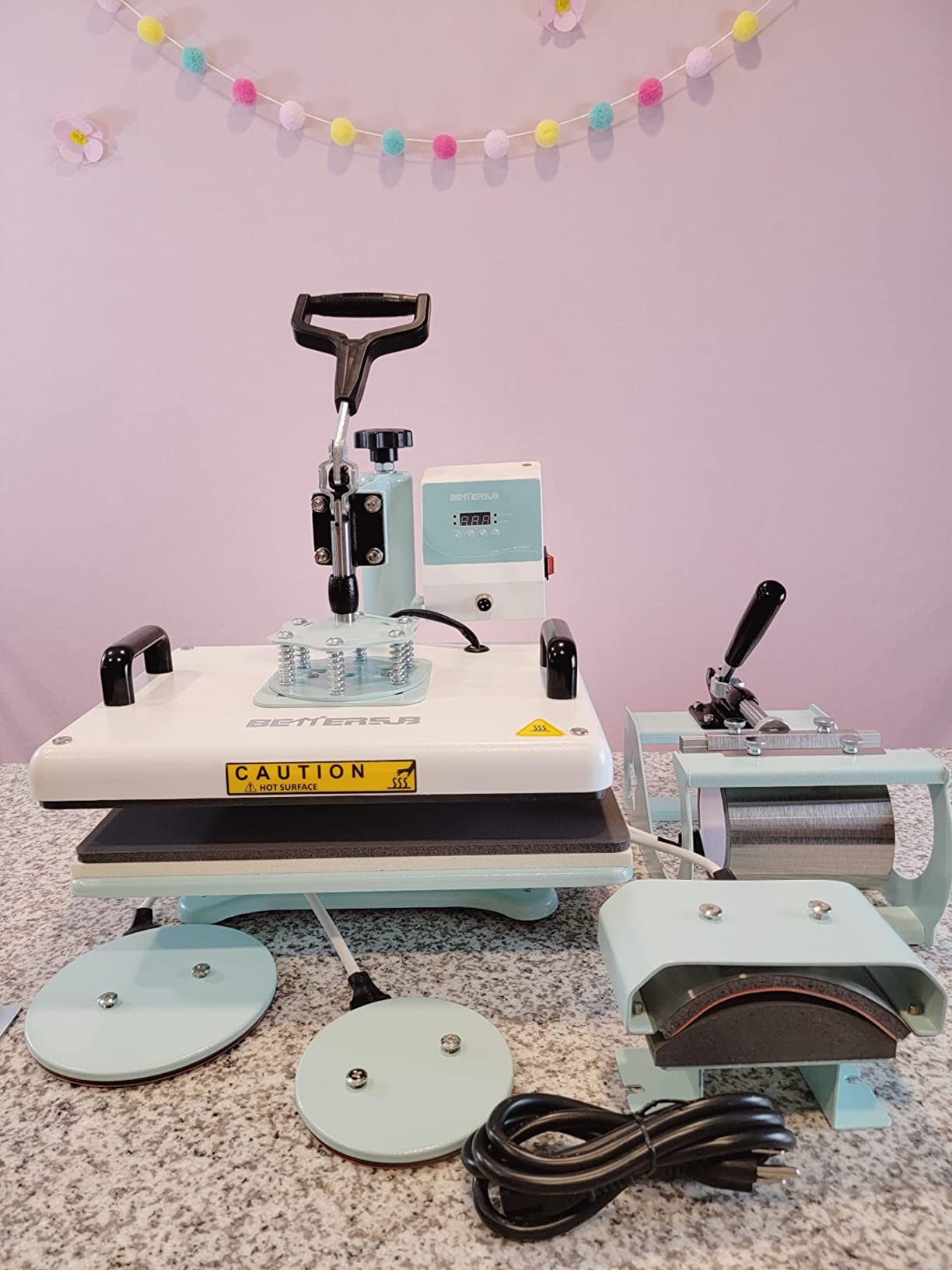 40/mo Finance BetterSub Heat Press 12‘’ x15‘’ Combo 5 in 1 Heat