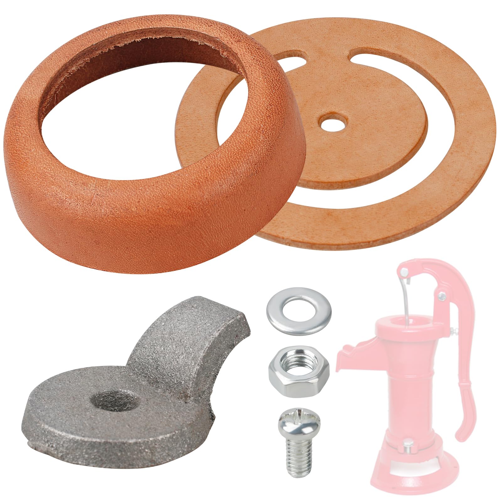 NO.1Pitcher Pump Leathers Repair Kit Leather Lower Valve Leather
