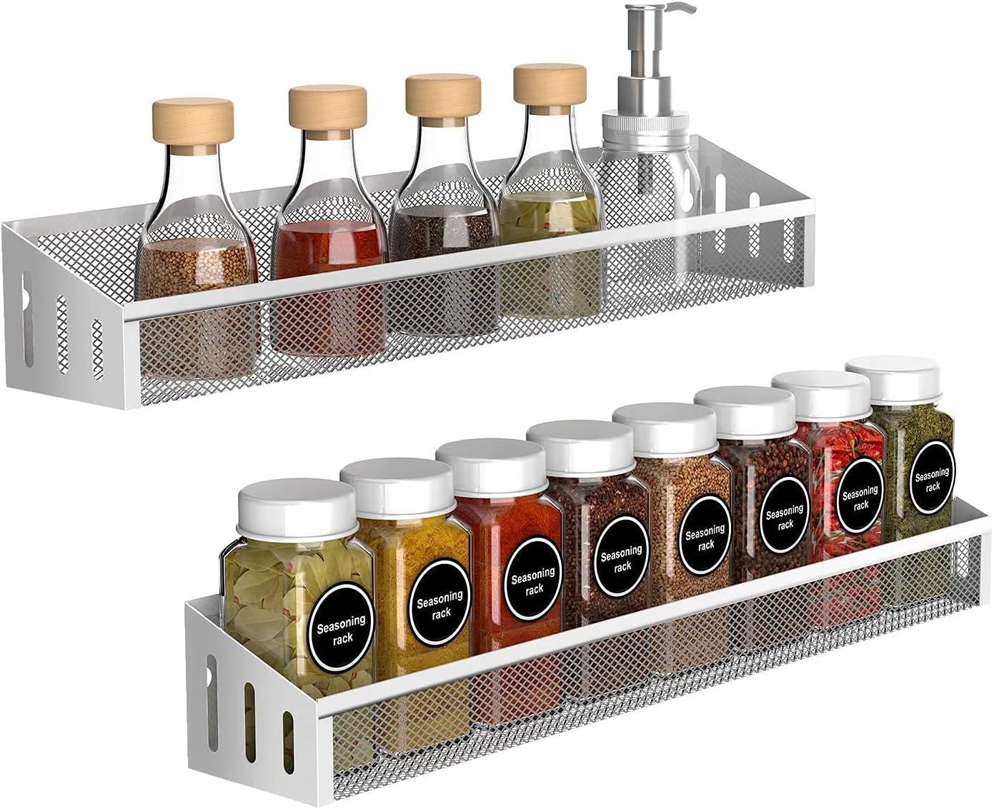 iDesign 65330 3-Tier Linus Wall Mount Spice Rack : Amazon.co.uk: Home ...