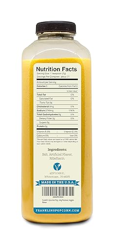 Miniatura 10 de Franklin's Gourmet Popcorn Paquete variado de condimentos en polvo en 5 sabores, fabricado en Estados Unidos, juego de condimentos con sabor a