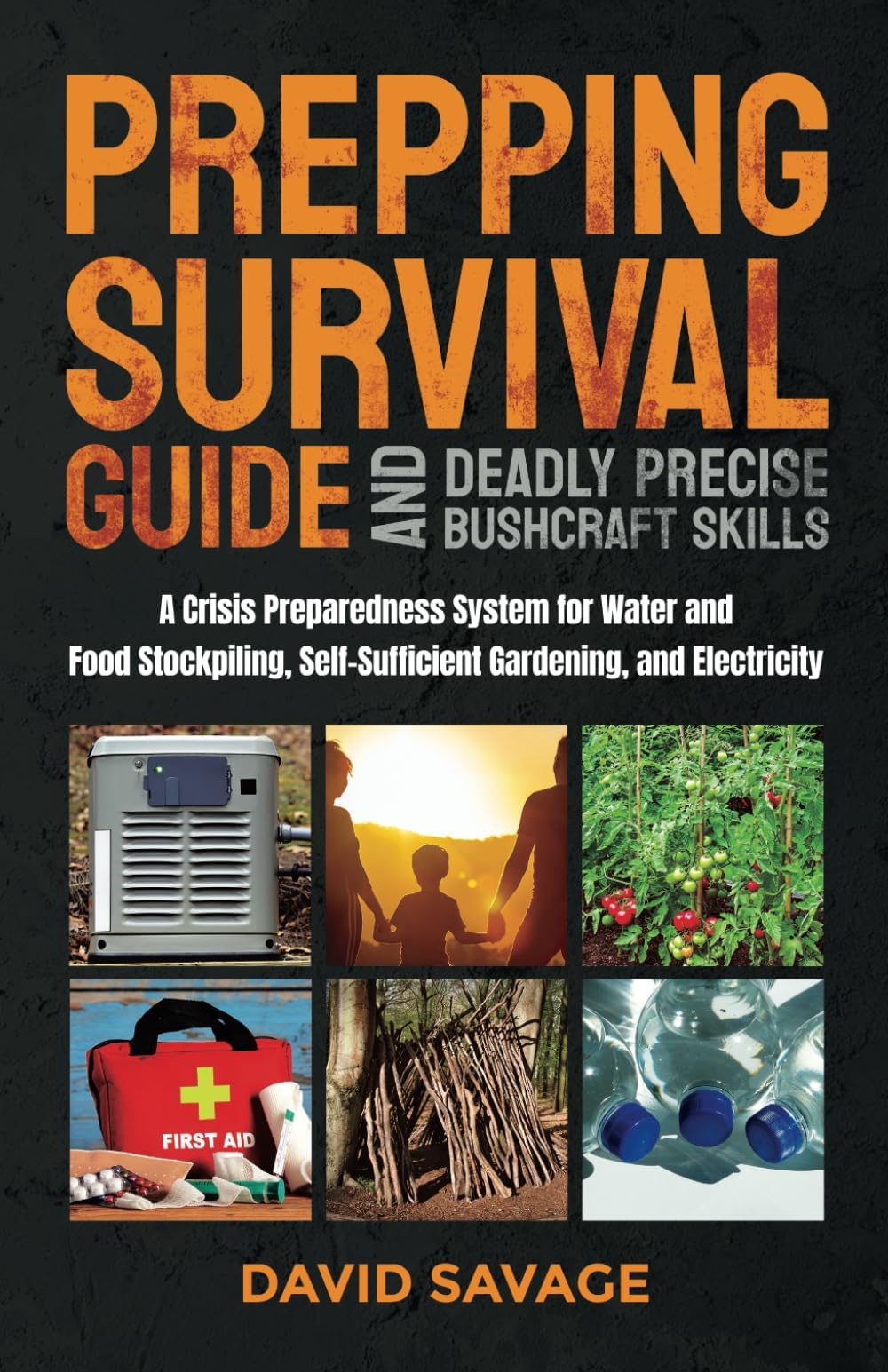 Prepping Survival Guide and Deadly Precise Bushcraft Skills: A Crisis Preparedness System for Water and Food Stockpiling, Self-Sufficient Gardening, and Electricity