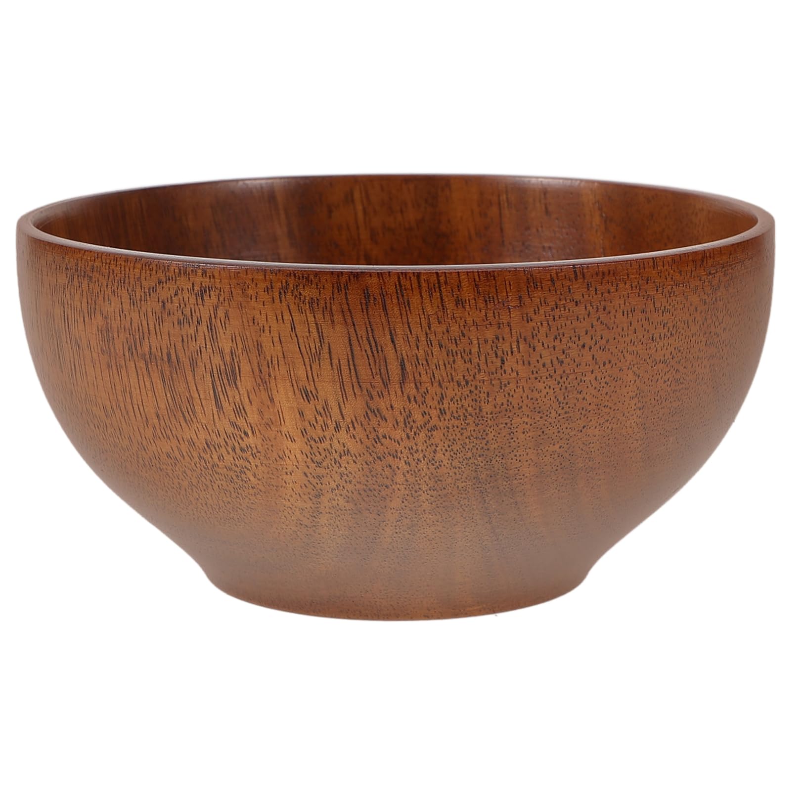 PRETYZOOM 5piezas Tazón De Madera Natural Para Ensaladas y Recipiente De Madera De Acacia Para Restaurantes y Doméstico