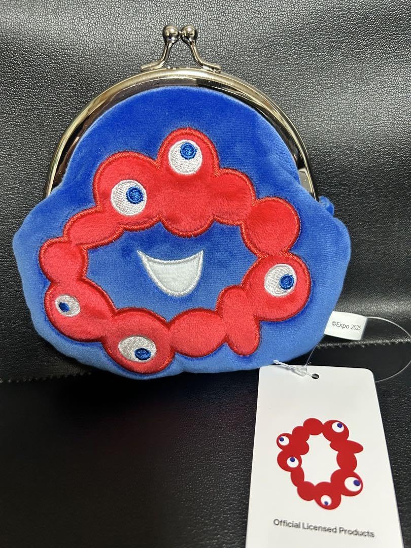 Amazon | 大阪関西万博 ミャクミャク がまぐちポーチ ぬいぐるみ風