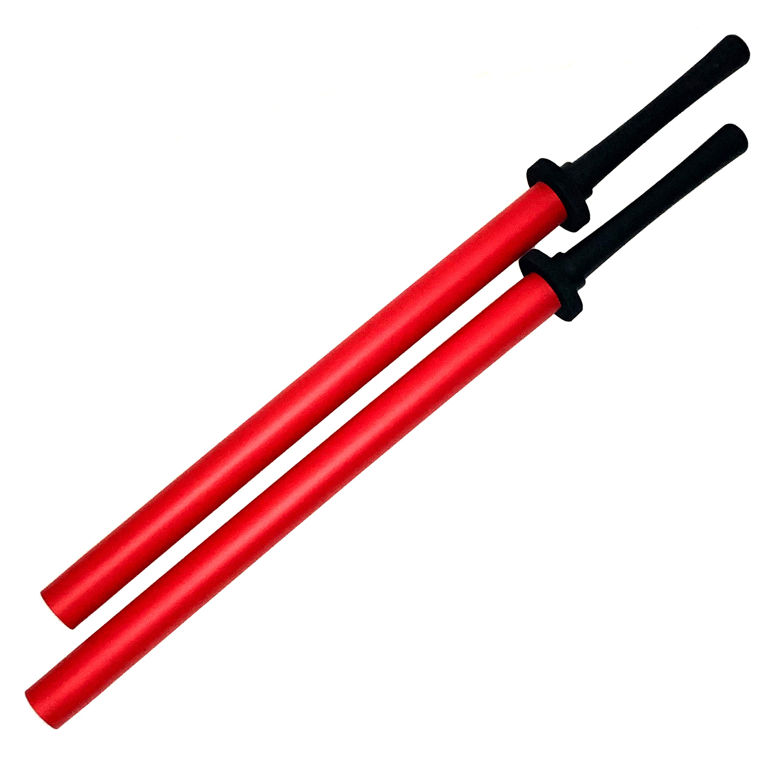 NLX 35.25" Padded Foam Sword, Practice Foam Katana, for Practice, Training, Sparring Purpose Only (Red)