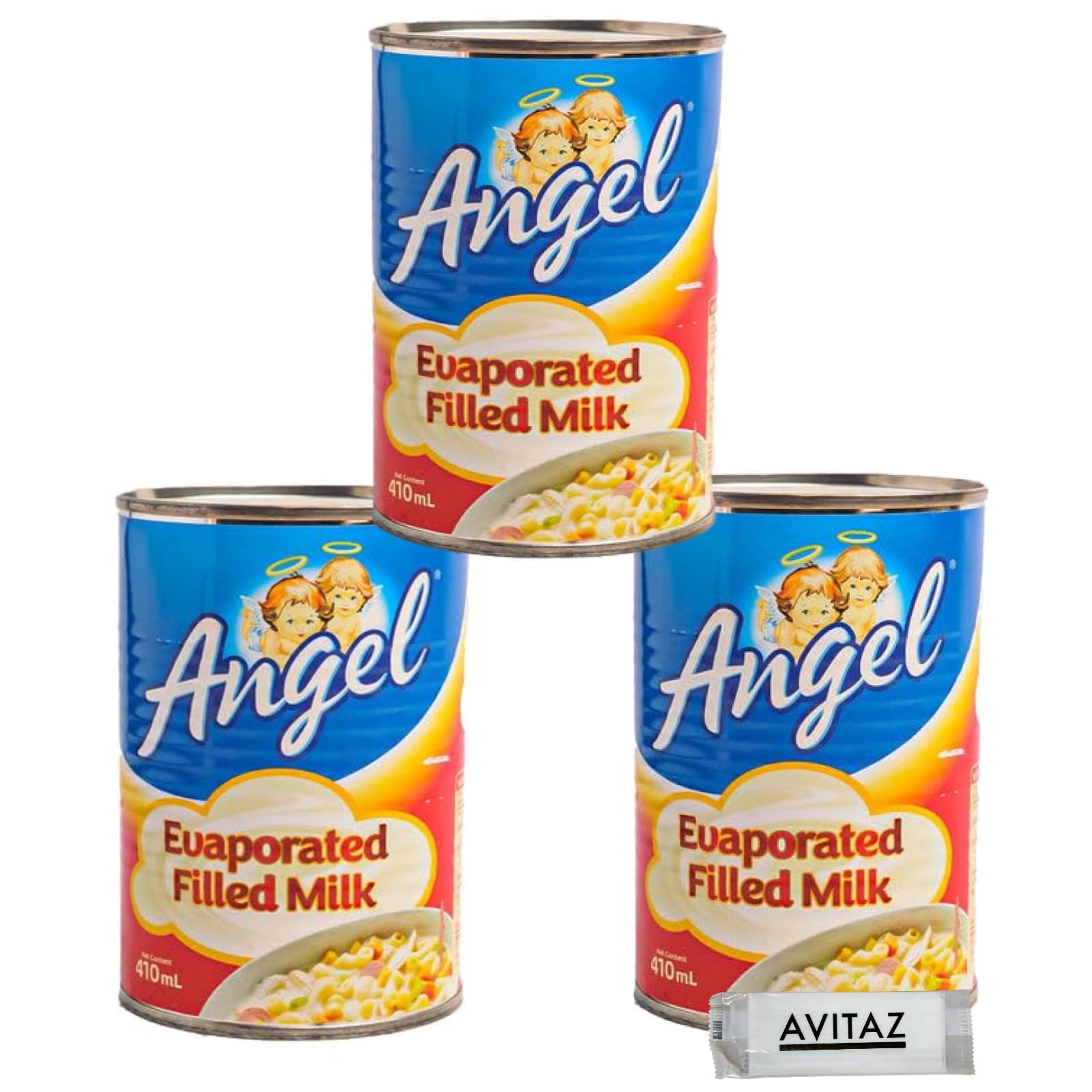 Amazon | Angel Evaporated Filled Milk 410ml×3個 エンジェル