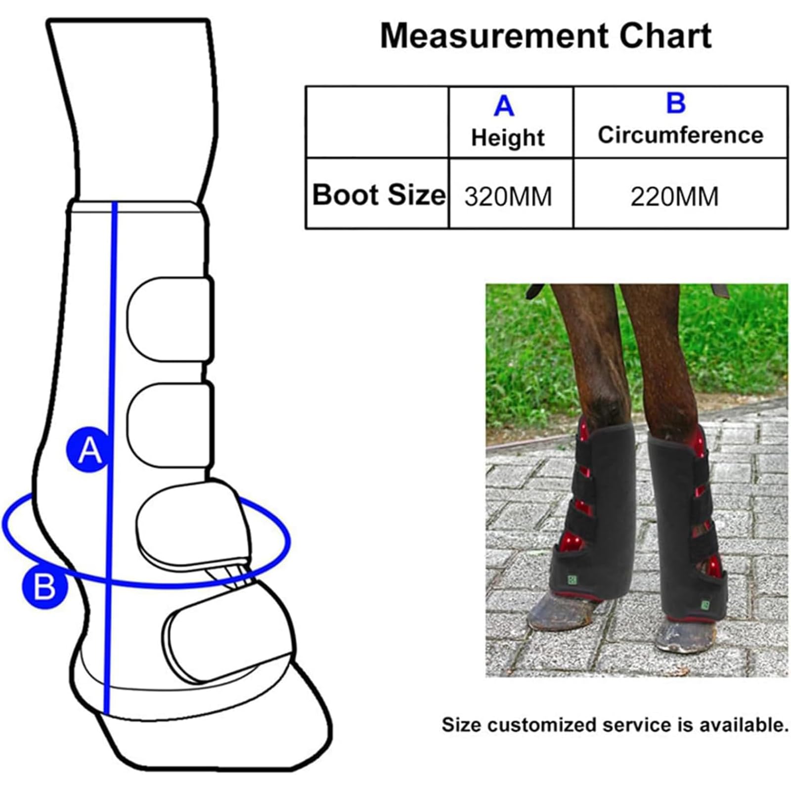 Buty do terapii światłem dla koni, wsparcie masażu LED do regeneracji mięśni, 2 szt., 660 nm, 850 nm, zastosowanie lewej i prawej nogi, opieka zdrowotna koni