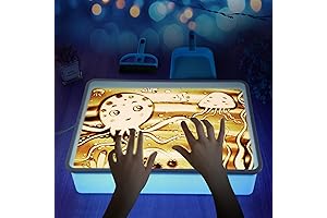 Battat Light Table For Kids-Sand Painting Light Box