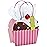 Hallmark 5 Small Gift Bag with Tissue Paper (Cupcake) for Birthdays, Mother\'s Day, Baby Showers, Bridal Showers, or Any Occasion