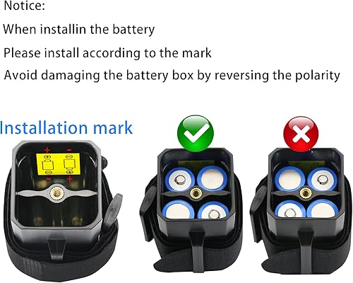 Miniatura 6 de PNGKNYOCN Carcasa de batería de 8,4 V, con puertos CC y USB, carcasa de batería impermeable y segura, adecuada para batería recargable de iones de