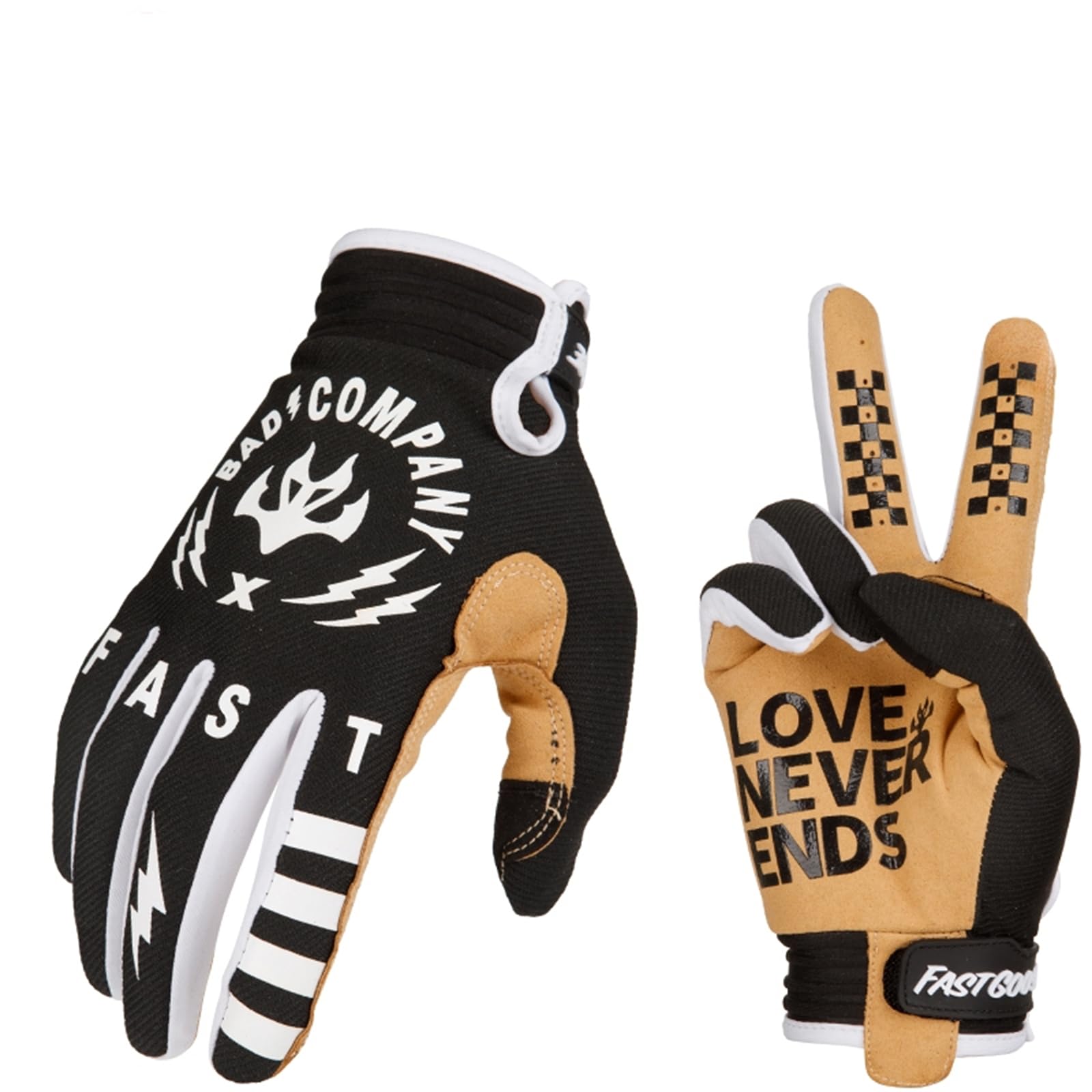 EXCEREY Motorcycles Racing Bicycles Full Finger Gloves for Adult Cycling Climbing Riding Biking Outdoor Sports (Black, Size S)