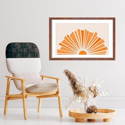 Vista 683 de LaVie Home - Portarretratos de 18 x 24 pulgadas, fotos de 16 x 20 pulgadas con paspartú, de 18 x 24 pulgadas sin paspartú, plexiglás pulido, Negro