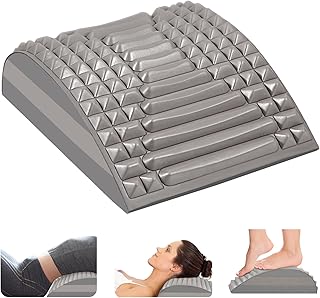 Align Nacken und Rückenstrecker,Nacken und Rückenstrecker 2 in 1,Lendenkissen Orthopädisch für Neck Stretch & Relax,Rückenstrecker Zur Schmerzlinderung,Moov Rücken für Herniated Disc,Sciatica
