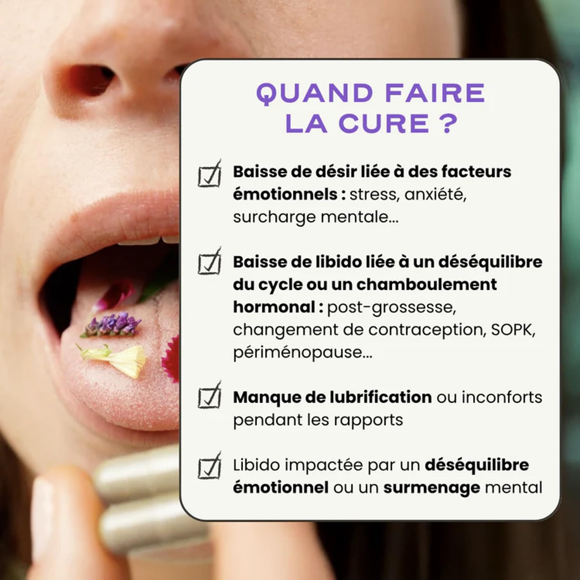Vitalité, Libido & Énergie | Maca, Ashwagandha, Tribulus, Zinc, Vitamines B6-B9 | Équilibre hormonal & bien-être intime LUST Femme