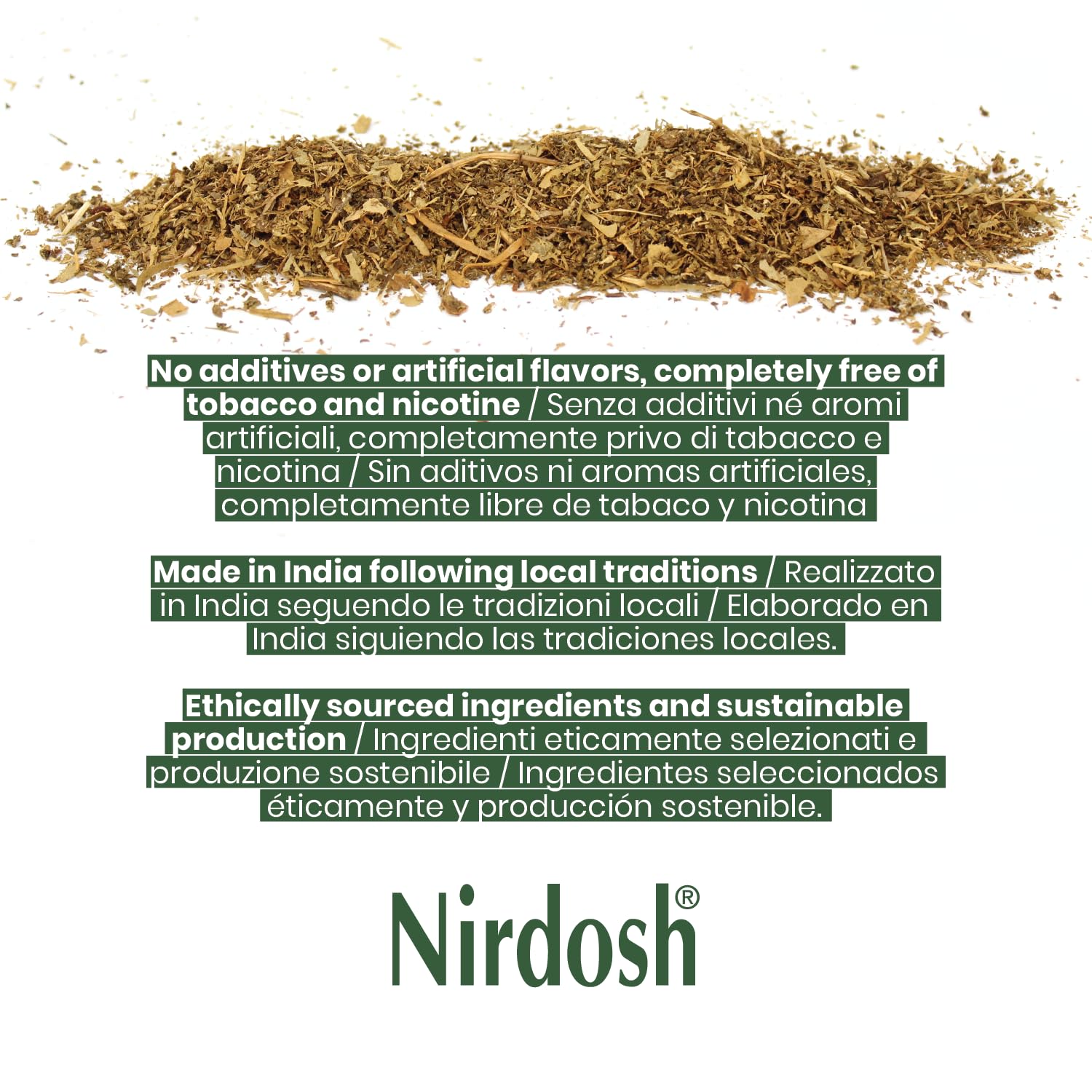 NIRDOSH - Mezcla original de hierbas ayurvédicas 100% natural (1)
