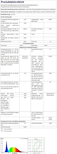 Miniatura 8 de GONDSILY Lámpara LED de escritorio con puerto de carga USB, control táctil, 3 modos de color, atenuación sin escalones, lámpara de mesa LED para