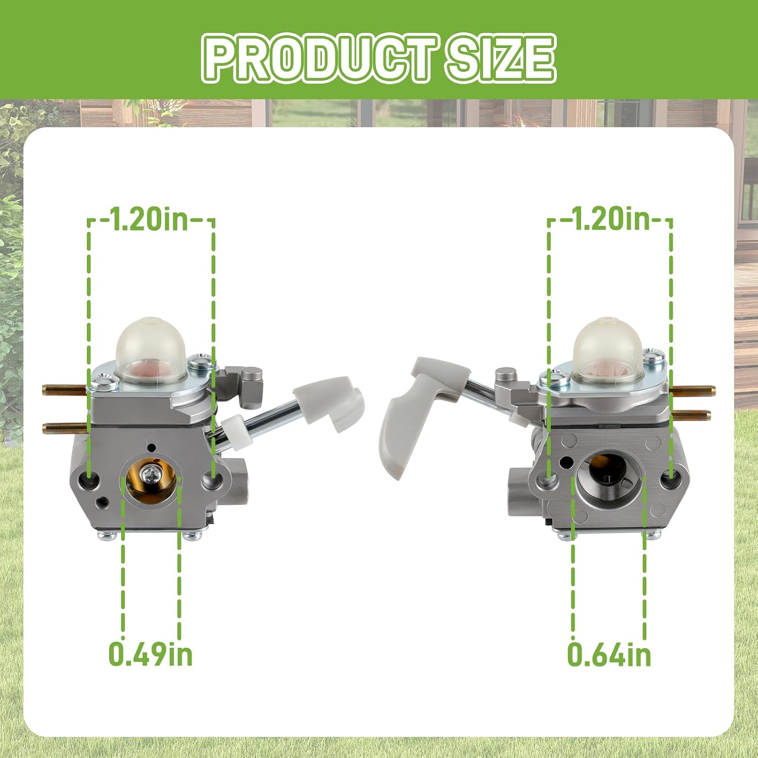 308054114 308054075 Carburetor Kit Fit for Homelite 26B Leaf Blower UT09526 26cc with Parts Adjusting Tool Air Filter