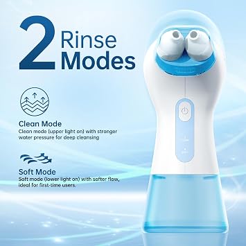 Nasal Irrigation System,Nasal irrigator,Sinus Rinse Machine, Nasal Rinse Machine,2 Modes Nose Cleaner with Auto Waste Collection Function for Sinus, Runny Nose, Nasal Congestion